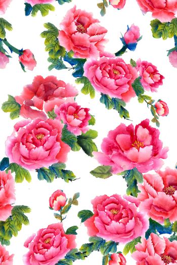 乱花印花华亿平台图片