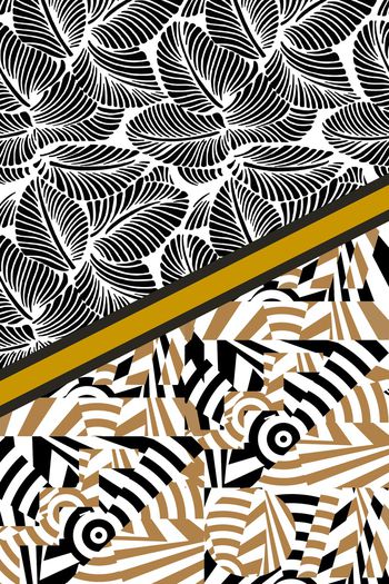 不规则几何印花华亿平台图片