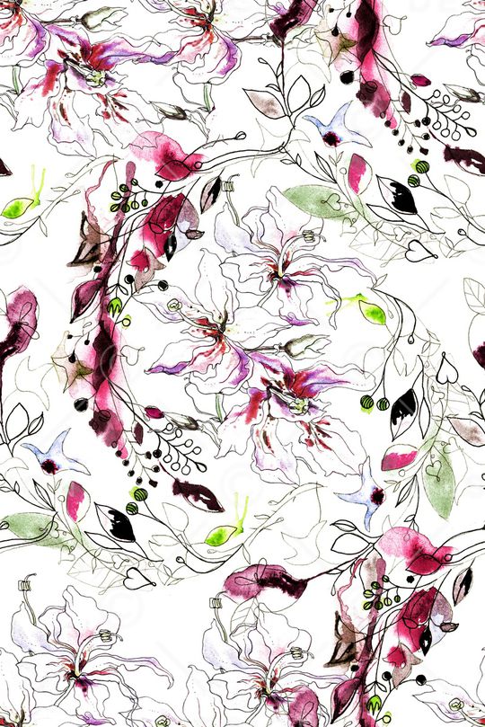 手绘印花华亿平台图片