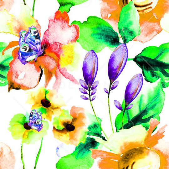 花朵印花华亿平台图片