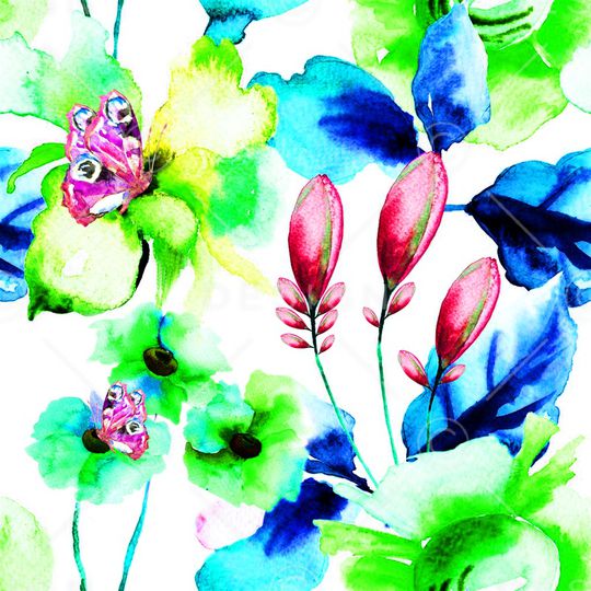 花朵印花华亿平台图片