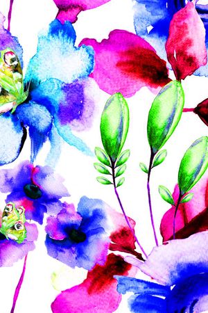 花朵印花华亿平台图片