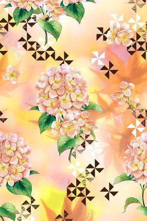 几何印花华亿平台图片