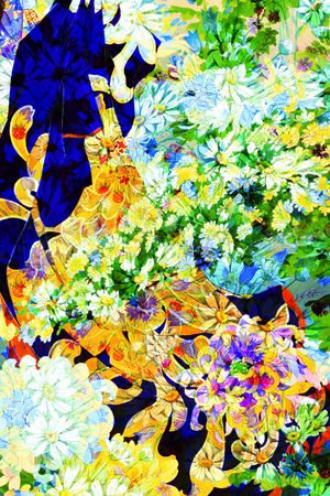 花瓣印花华亿平台图片