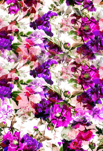 花瓣印花华亿平台图片