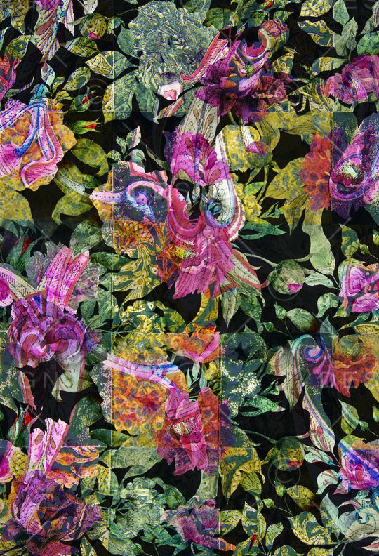 花瓣印花华亿平台图片