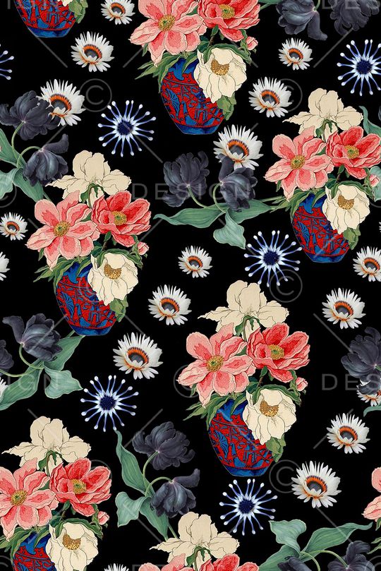 郁金香印花华亿平台图片