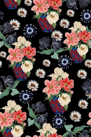 郁金香印花华亿平台图片