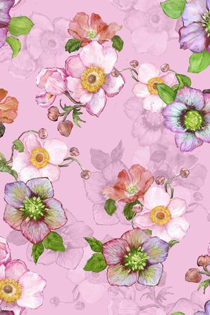 花朵印花华亿平台图片