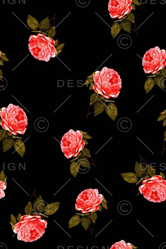 玫瑰印花华亿平台图片