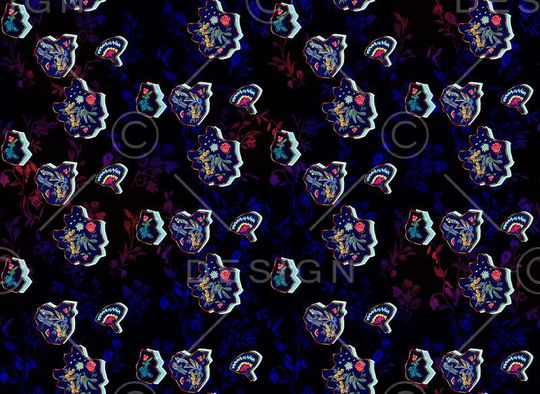 小碎花印花华亿平台图片