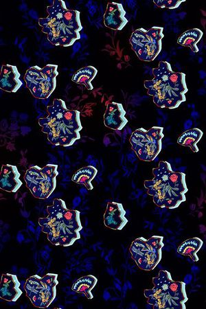 小碎花印花华亿平台图片