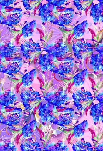 花瓣印花华亿平台图片