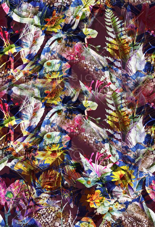 花瓣印花华亿平台图片