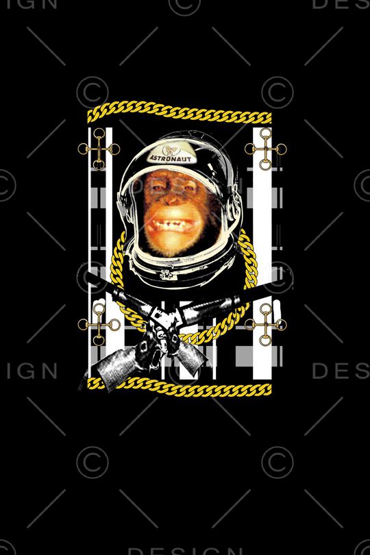 动物猴子猩猩印花华亿平台图片