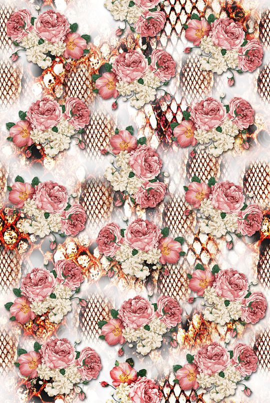 乱花印花华亿平台图片