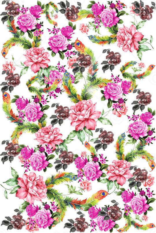 花瓣印花华亿平台图片