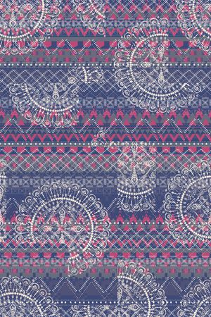 青舞-民俗风印花华亿平台图片