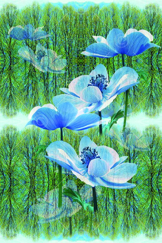 花朵印花华亿平台图片