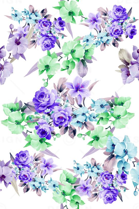 花瓣印花华亿平台图片