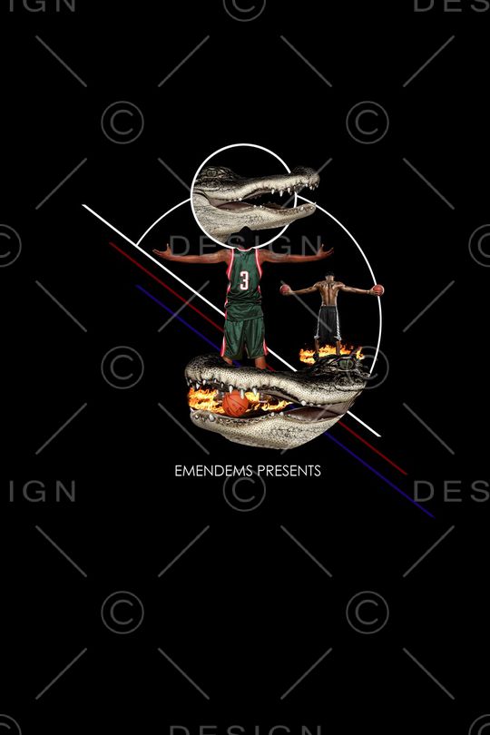 蓝球人物印花华亿平台图片