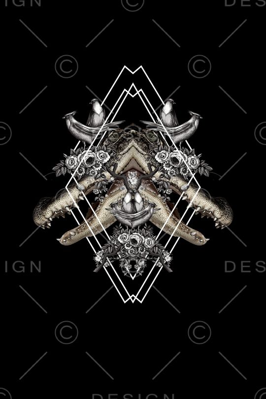 抽象印花华亿平台图片