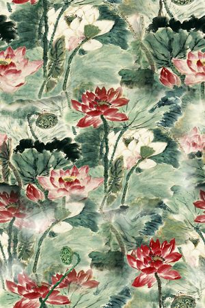 数码艺术花卉印花华亿平台图片