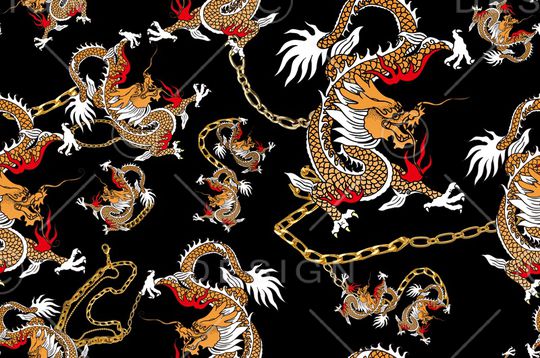 中国龙印花华亿平台图片