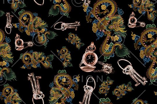 中国龙印花华亿平台图片