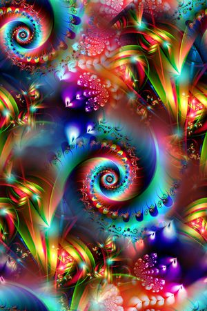 抽象印花华亿平台图片