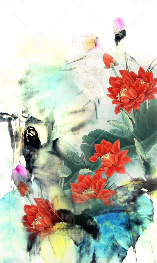 墨迹印花华亿平台图片