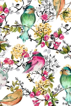 鸟印花华亿平台图片