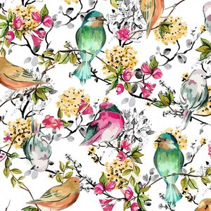 鸟印花华亿平台图片