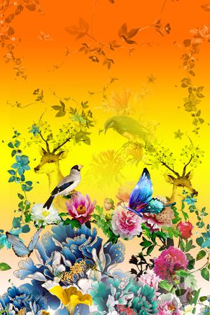 鹿印花华亿平台图片