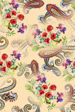 手绘印花华亿平台图片