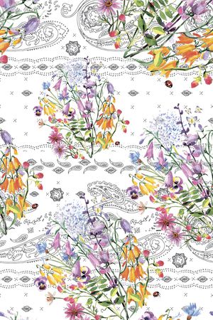 手绘印花华亿平台图片