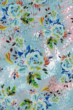 天蓝印花华亿平台图片