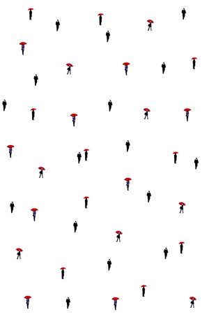 抽象静态人物印花华亿平台图片