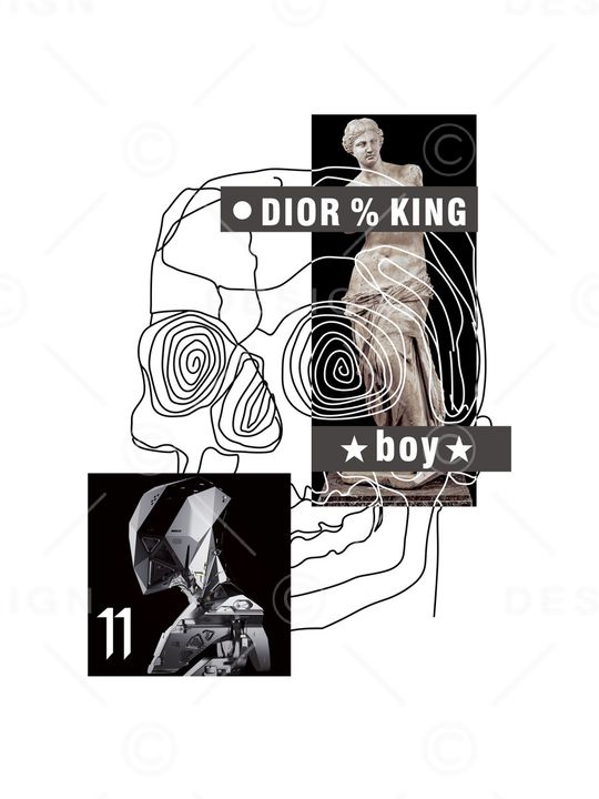 骷髅头印花华亿平台图片