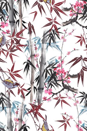 竹子印花华亿平台图片