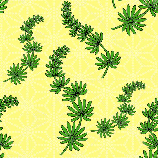 树叶印花华亿平台图片