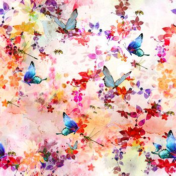 花鸟印花华亿平台图片