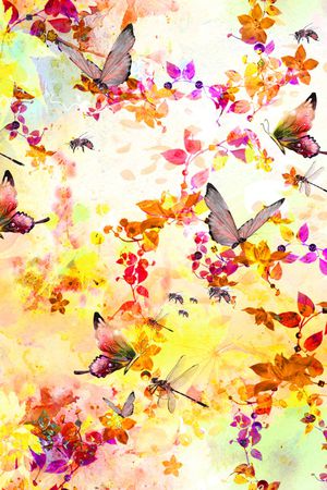 花鸟印花华亿平台图片