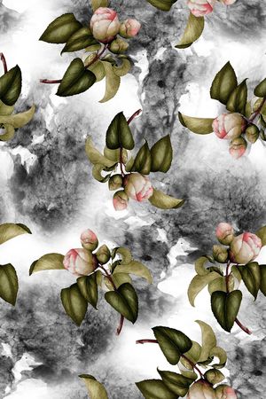 散花印花华亿平台图片