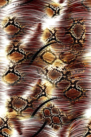 蛇纹印花华亿平台图片