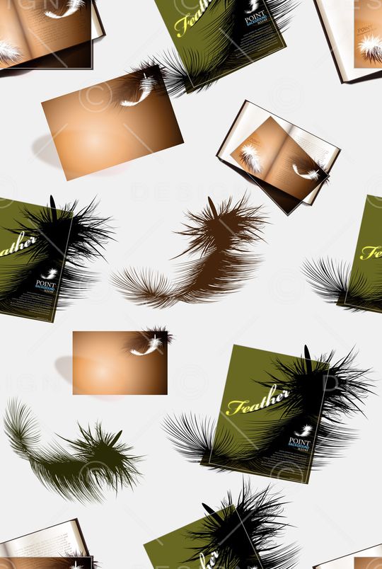 羽毛印花华亿平台图片