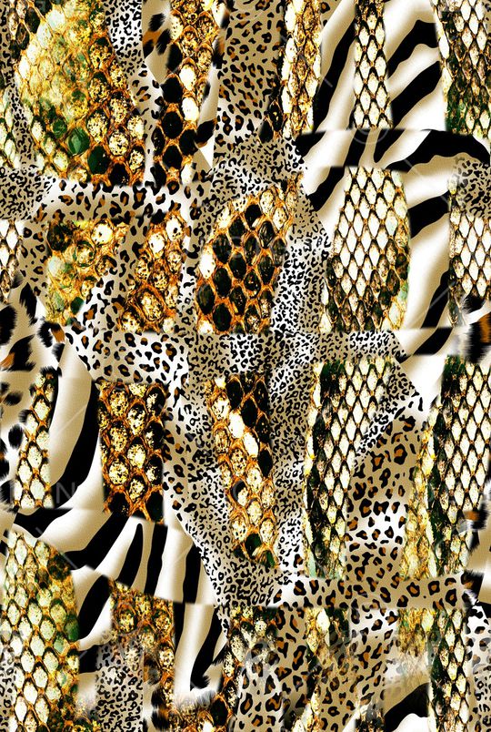 豹纹印花华亿平台图片