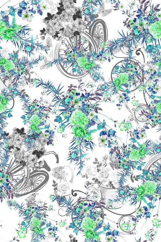 手绘印花华亿平台图片