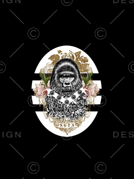 猴子印花华亿平台图片