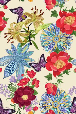 花朵印花华亿平台图片